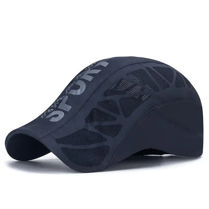 Sport Cap Lightweight Breathable Quick Dry Mesh Stead Hat With Adjustable Fit For Men Women Baseball Hat Golf Driving Cycling
