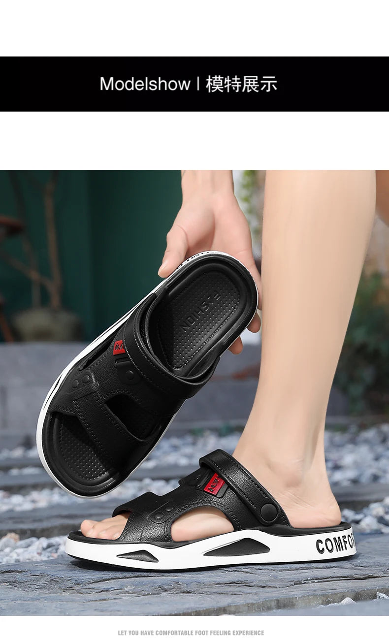 Men Summer Sandals Outdoor Ultralight Slippers EVA Non Slip Orginal Sandals Platform Beach Fashion Slides High Quality Shoes