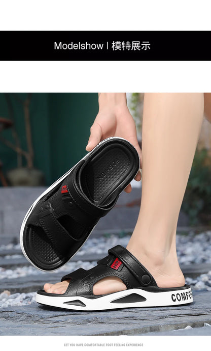 Men Summer Sandals Outdoor Ultralight Slippers EVA Non Slip Orginal Sandals Platform Beach Fashion Slides High Quality Shoes