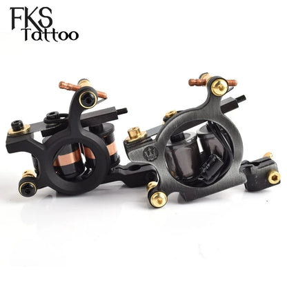 Special Price Handmade Tattoo Gun Wraps Coils Iron Frame Tattoo Machine Liner&Shader Beginner Tatu Gun For Tattoo Artist