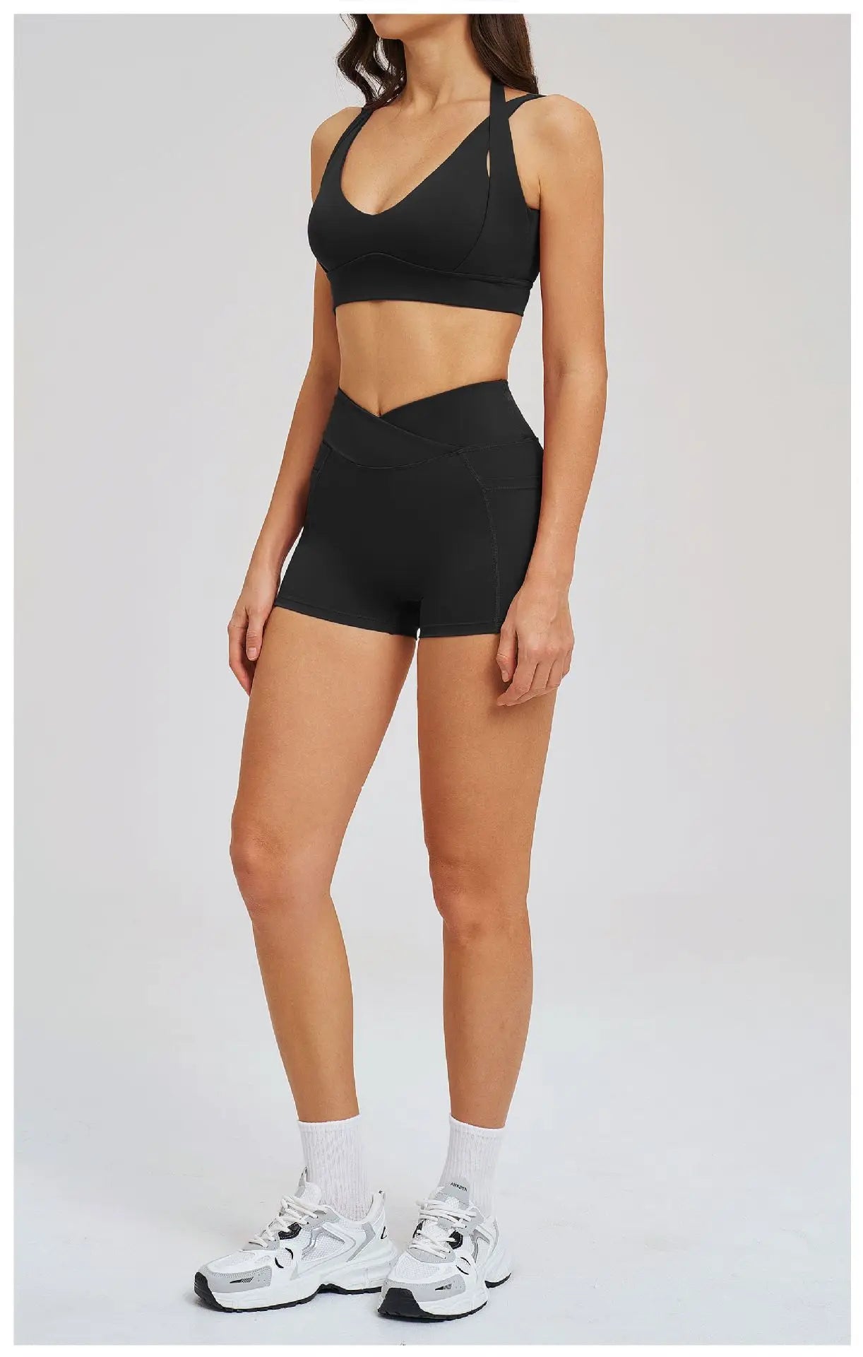 2 Pieces Yoga Suit for Women Clothes Sports Bra Shorts Sports Set Gym Running Training Sexy High Waist Butt Lift Sports Yoga Set