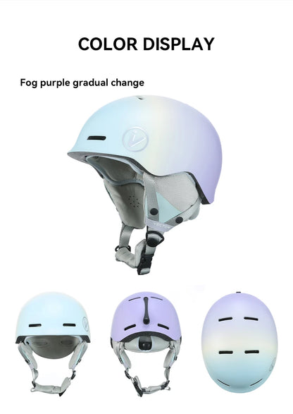 VECTOR Ski Helmet Safety Integrally-Molded Snowboard Helmet Motorcycle RemovableSkiing Snow Husband Men Women Child Kids