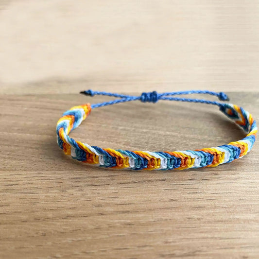 Aroace pride Square Knot Bracelet, Ladies' anklet, Ladies' Jewelry, Gift for Gay People