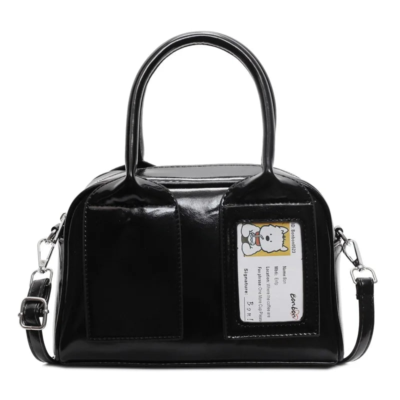 2025 New Y2K Harajuku Shoulder Bag Women Korean Transparent Ita Bag Crossbody Bag Female Japanese Designer Trend Handbag Purse