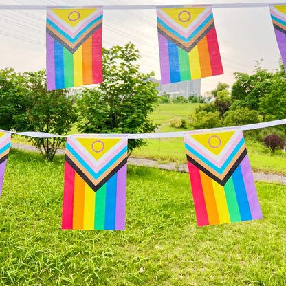 rainbow Flags 14x21cm20pcs /set gay pride rainbow Peace Flag Pride Flag