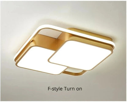Modern LED Ceiling Light Minimalist Bedroom Lamp Home Decor Ceiling Chandelier Children's Room Lustre Living Room Lights Fixture