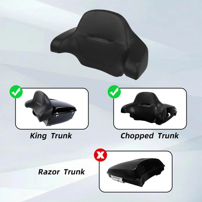 Motorcycle Wrap-around Chopped Pack Backrest Pad For Harley Touring  Road King Electra Street Glide 2014-2025 2019