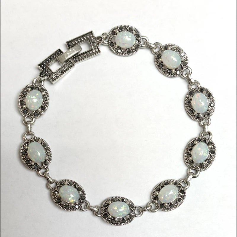 Natural Synthetic Oval Moonstone Adjustabl Bracelet Woman Man Wealthy Jewelry Luxury Elegant Romantic Simple Fine Jewelry Gifts