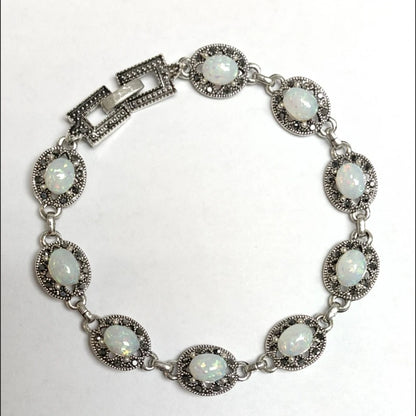 Natural Synthetic Oval Moonstone Adjustabl Bracelet Woman Man Wealthy Jewelry Luxury Elegant Romantic Simple Fine Jewelry Gifts