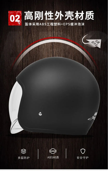GB Certified Electric Vehicle Helmet for Men and Women All-season Universal Electric Vehicle Safety Helmet Motorcycles Winter