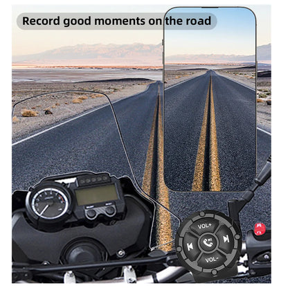 AD 5 Key Wireless Remote Controller Button Helmet Earphone Motorcycle Bike Handlebar Car Steering Wheel Control Media