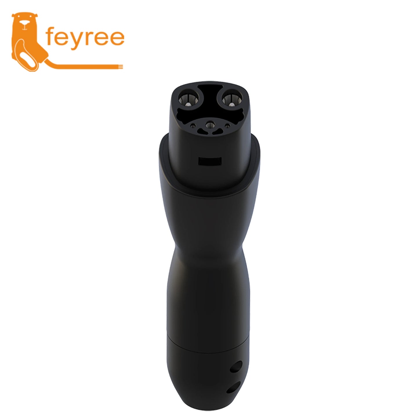 feyree TS-NACS Socket EV Charger Plug One-touch Wireless Open of Charging Cover 16A 32A 40A 50A Car Side for Model 3 X Y S