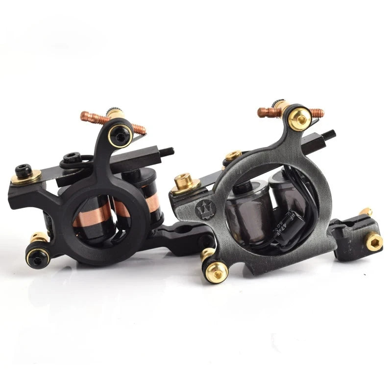 Special Price Handmade Tattoo Gun Wraps Coils Iron Frame Tattoo Machine Liner&Shader Beginner Tatu Gun For Tattoo Artist