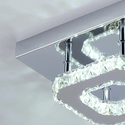 Crystal Ceiling Light Modern Crystal Led Chandelier Luxury Pendant Lighting  Home Decor Lamp Living Room Indoor Fixture Bedroom