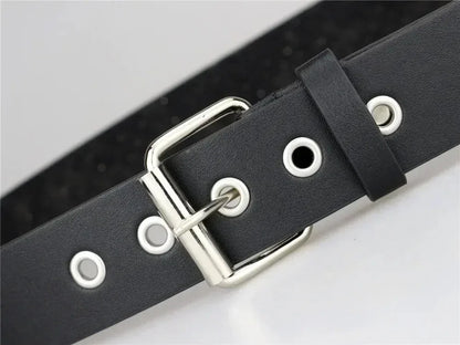 2025 New Square Bead Rivet Belt Metal Pyramid Belt Men and Women Punk Hardware Jeans Belt Y2K Belt Designer Belt Women's Belts