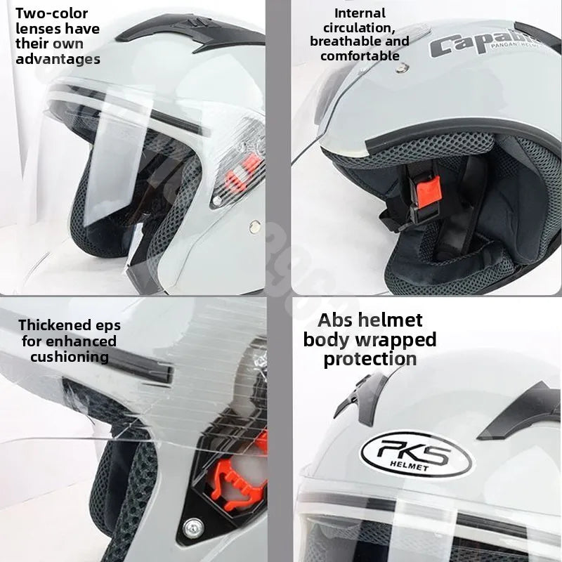5XL 6XL 7XL Big Size Unisex Motorcycle Helmet Big Head Circumference 60-76cm Riding Safety Helmet All Seasons Casco