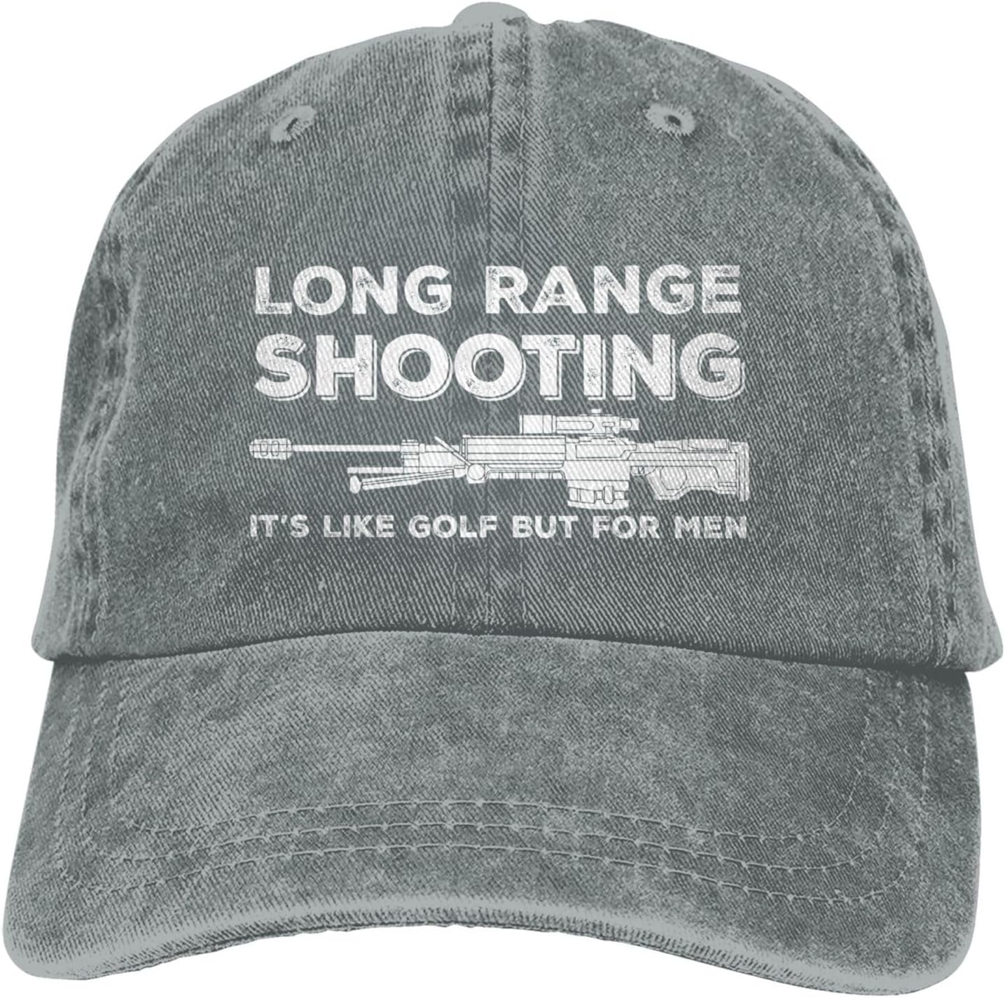 Funny Hat Long Ranges Shooting It's Like Golf But for Men Hat Men Dad Hats Cool Caps