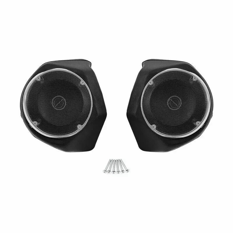 Motorcycle King Trunk Backrest Pad Speakers For Harley Touring Trunk Road King Street Glide 2014-2025