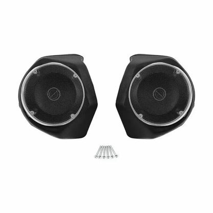 Motorcycle King Trunk Backrest Pad Speakers For Harley Touring Trunk Road King Street Glide 2014-2025