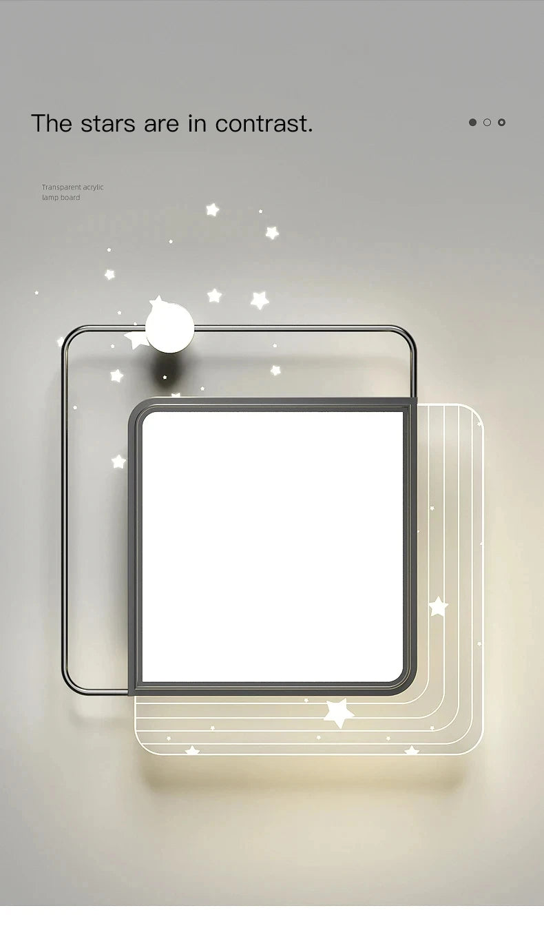 Modern Simple LED Ceiling Lamp Home Decor Bedroom Study Fixture Creative Dining Living Room Lights Children's Room Chandelier
