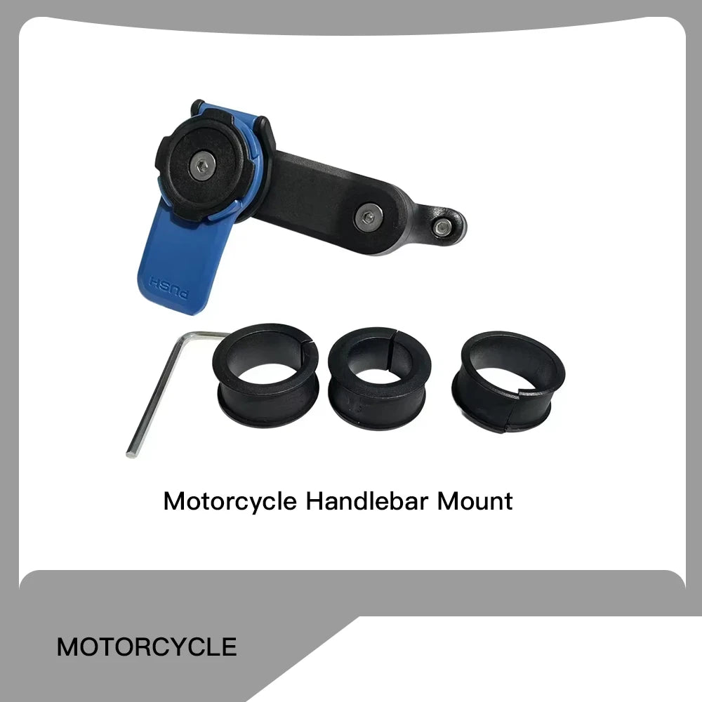 Motorcycle Handlebar Stem Fork Mount Holder Phone Mount Vibration Dampener MAG Universal Adaptors Wireless Charger Mirror Brake