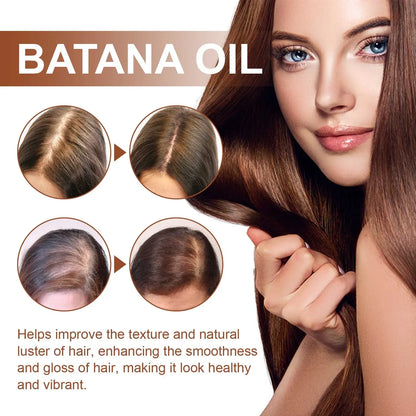 Batana Oil Nourishing Hair Oil Smoothing Shine Soft Hair Serum Repair Damaged Frizz Dry Hair Treatment Hair Care