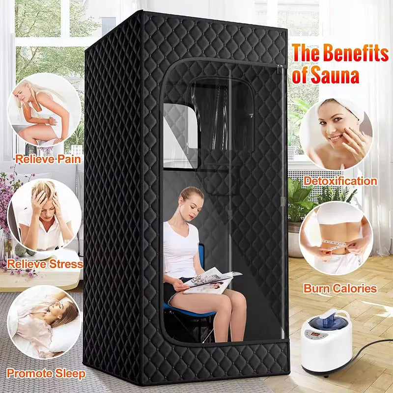 Full Body Home Spa Slimming Wet Steam Small Saunas Room Moderns Body Steam Bath Sauna Tent Portable