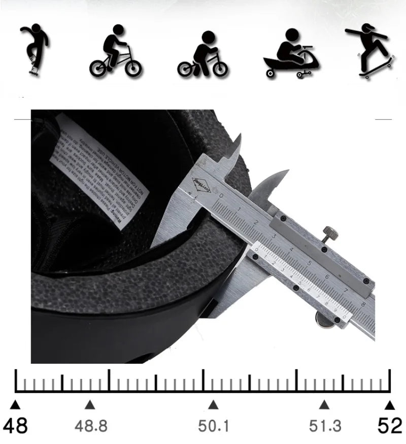 Men Women Children's Cycling Helmet for Skateboard Roller Skating Rafting Rock Climbing Electric Scooter Bicycle Safety Helmet