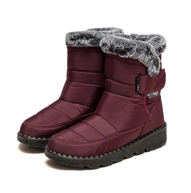 Snow Women's Boots Platform Women Booties Waterproof Shoes Women 2025 Trend Ankle Boots Soft Botas Mujer Women's Winter Boots