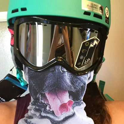3D Animal Balaclava Bicycle Cycling Ski Hats Party Cat Dog Full Face Mask Funny Neck Gaiter Windproof Soft Animal with Ears Hats