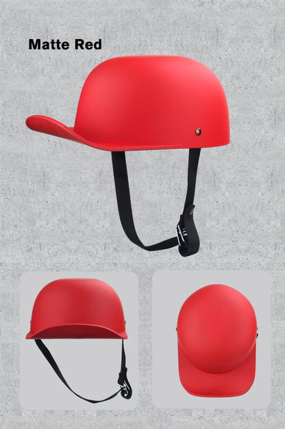 2023 NEW Gourd Baseball Cap Special Motorcycle Off-road Vehicle Battery Car Helmet Suitable For Men And Women Handsome Novel