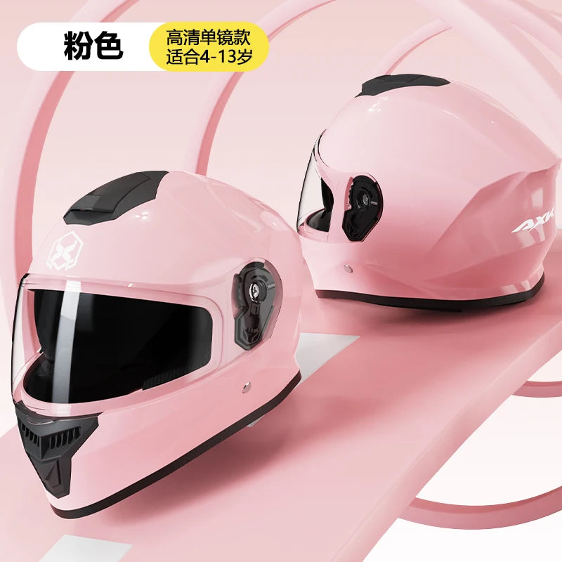 Children's Helmet Electric Car Cute Cartoon Four Seasons Universal Motorcycle Boys and Girls Safety Helmet 601