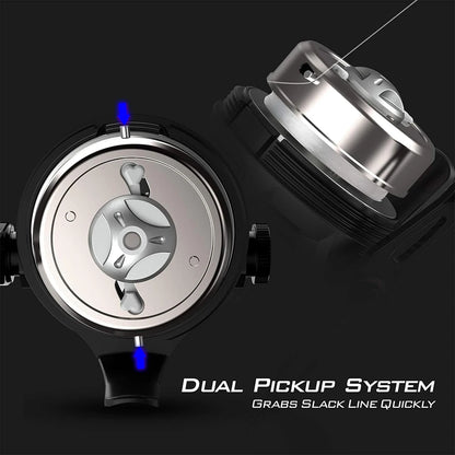ZUKIBO Portable Slingshot Fishing Reel 4.0:1 High Speed Reel Left Right Hand Catapult Hunting Shooting Closed Fish Reel New