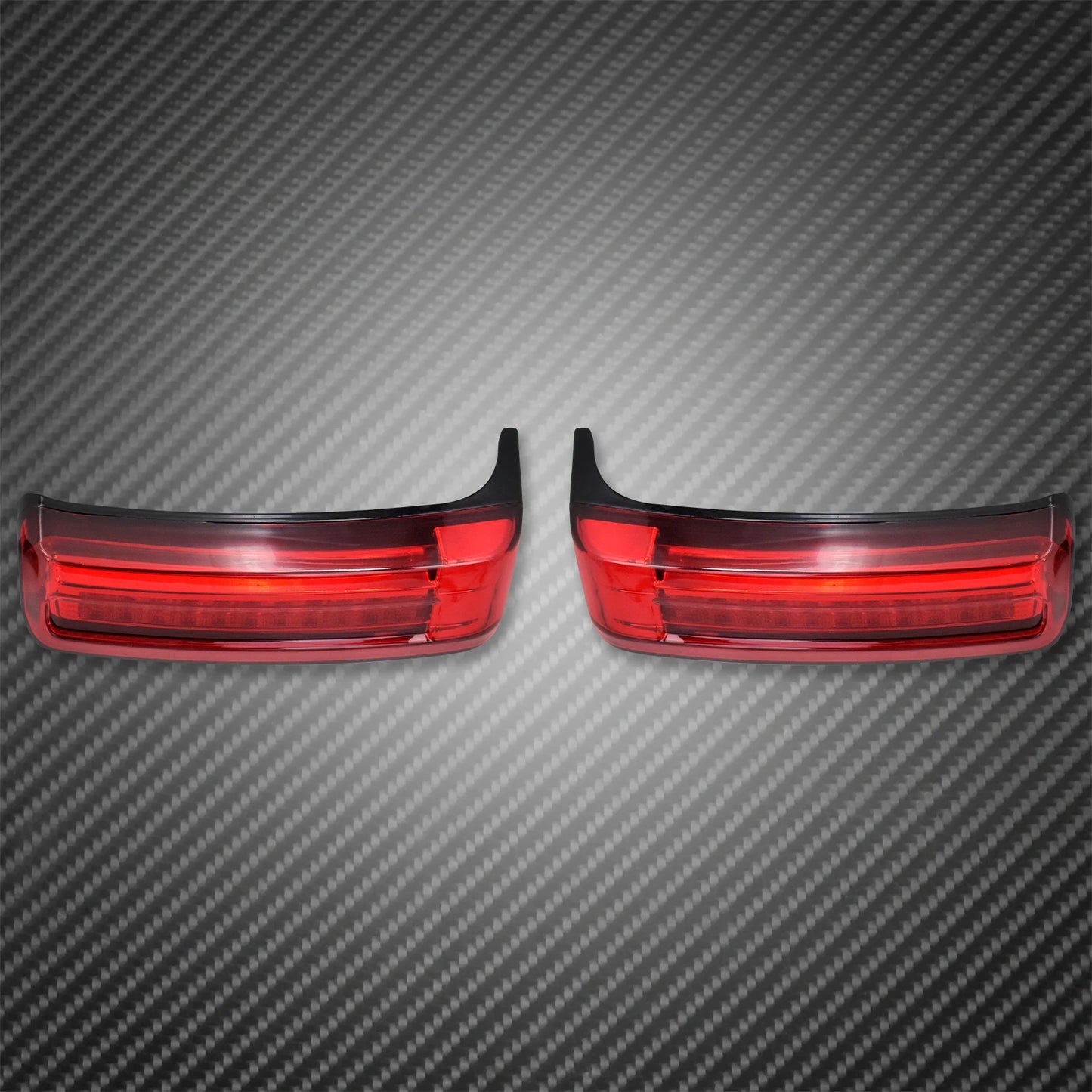 2xMotorcycle LED SaddleBag Turn Lamp Light Run Brake Light For Harley Touring Street Glide Road King FLHR Limited CVO 2014-2022