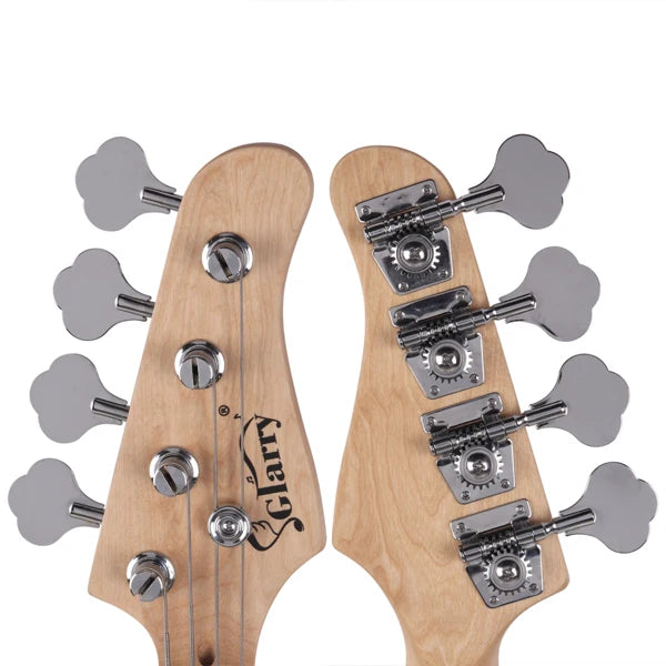Electric Bass Guitar 4 Strings 20 Frets Electric Bass Set Electric Bass with Belt Cable and Wrench Tool