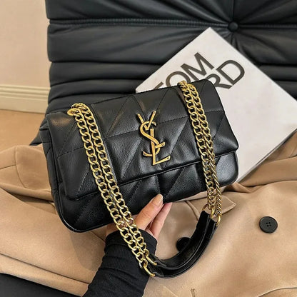 2025 New Luxury Diamond Quilted Chain Bag Women Fashion Crossbody Shoulder Bag For Commute
