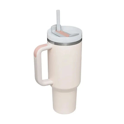 40oz H2.0, 304 Stainless Steel Vacuum Insulated Tumbler With Lid Straw For Water Cold Warm Thermal Coffee Car Cup