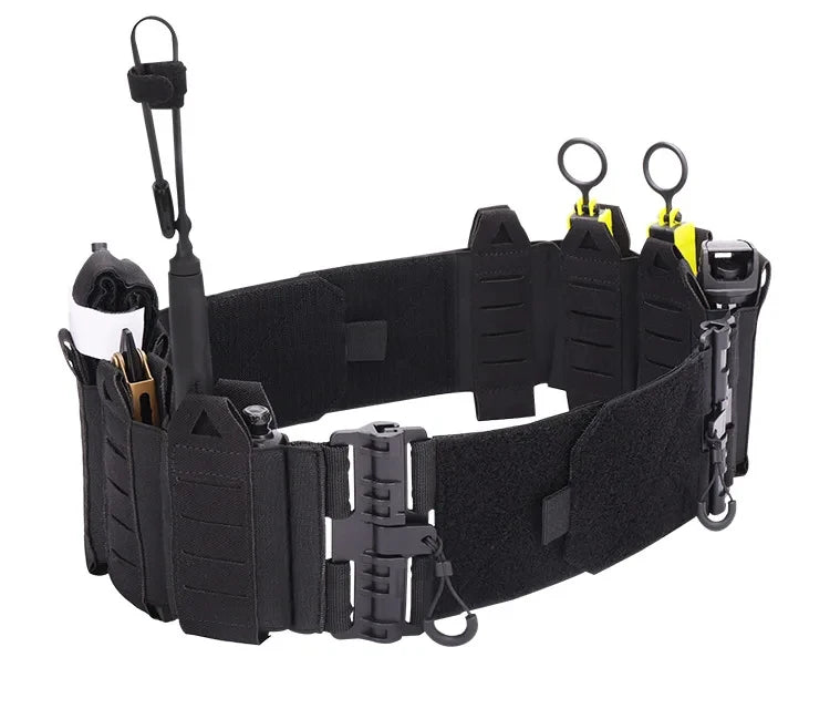 YAKEDA Tactical Plate Carrier Vest,Military Molle Assault Vest with Quick Release Buckles,Adjustable Padded Straps,1000D Nylon