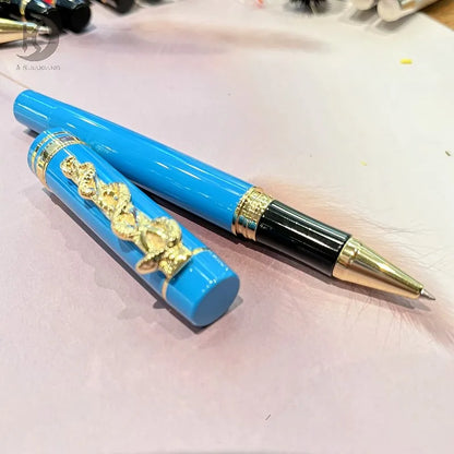 JD 957 Anniversary Tradeshow Giveaways Gift Snake Clip Colorful Fountain/Rollerball Pen,Luxury Souvenir Writing Pen