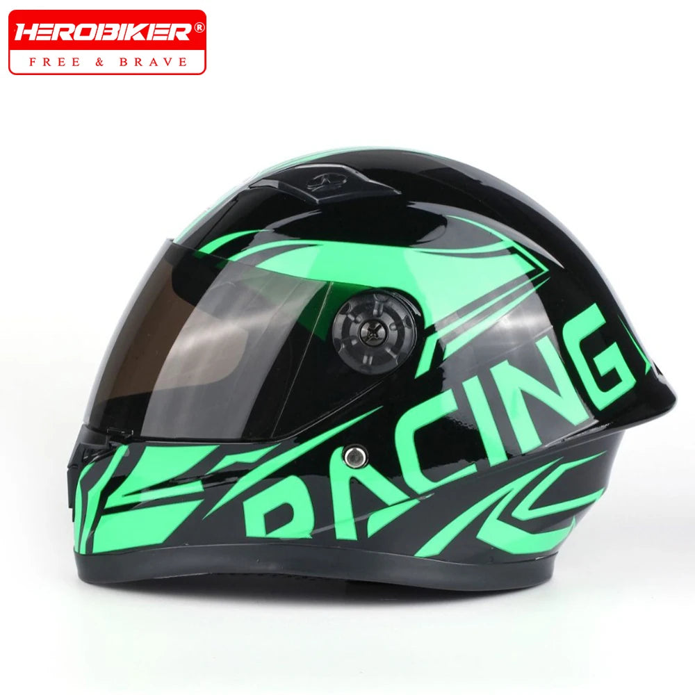 Kids Helmet Motorcycle Helmet Safety Protection Children's Locomotive Full Face Helmet Cute Kart Helmet Electric Scooter Bicycle