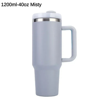 Thermal Mug 1200ml 40oz Handle Tumbler Insulated Car Travel Mug Vacuum Sublimation Stainless Steel H2.0 Flow State Tumbler Cup