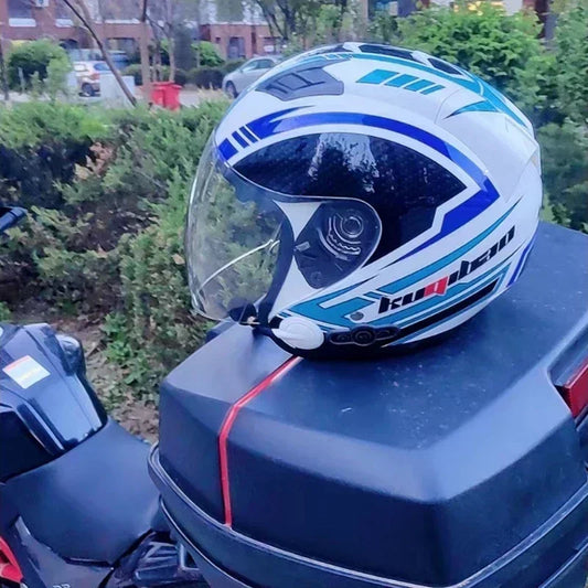 HOT DOT Approved Open Face 3/4 Motorcycle Helmet with Build-In Bluetooth Headset Earphone and Detachable Liner for honda
