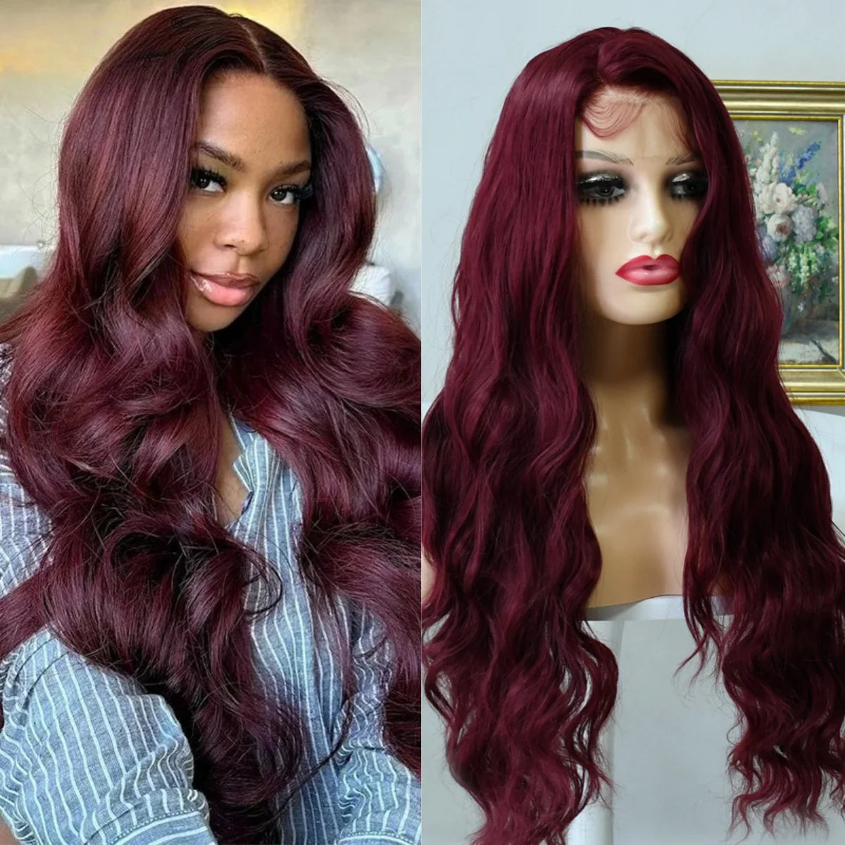 Yellow Wig 13x4 HD Body Wave Lace Frontal Wig Glueless Lace Front Wig Preplucked Synthetic High Quality Ready To Wear Cosplay