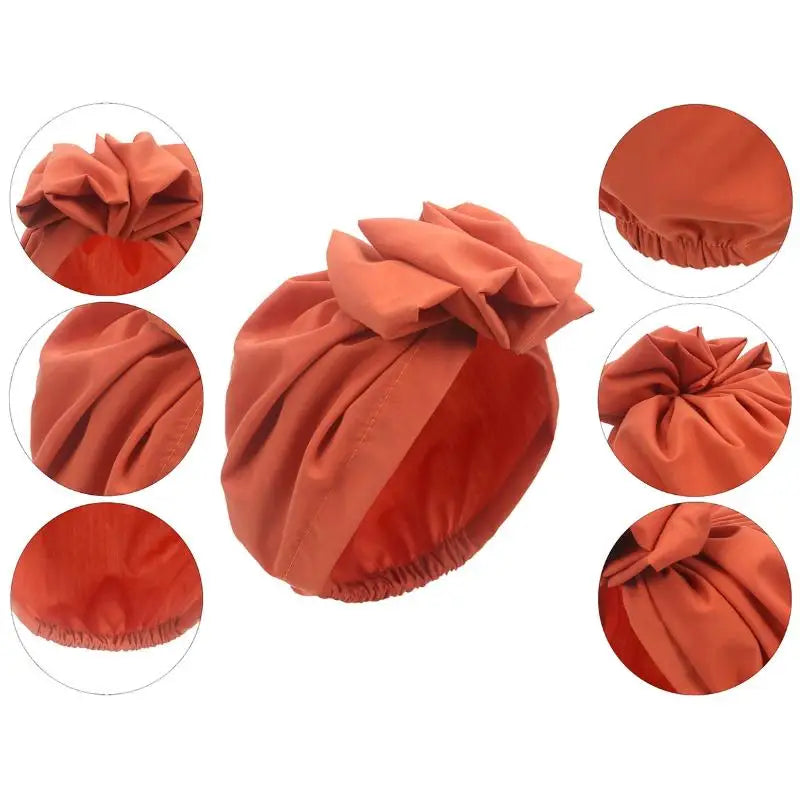 Women Vintage Turban Hat Fashion Female Bandana Headband Women's Hair Cover Cap Ladies Head Wraps Muslim Headscarf Bonnet