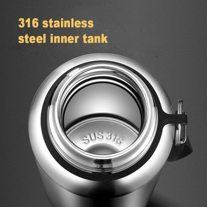 1000ML Stainless Steel Thermos Bottle Sport Thermal Water Bottle Keep Cold and Hot Insulated Cup Outdoor Campping Vacuum Flasks