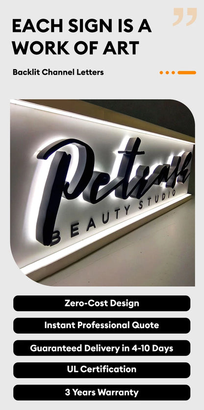 Led Business Signs Outdoor Store Front Signs Custom Restaurant Logo Led Sign 3D Light Board Design for Shop