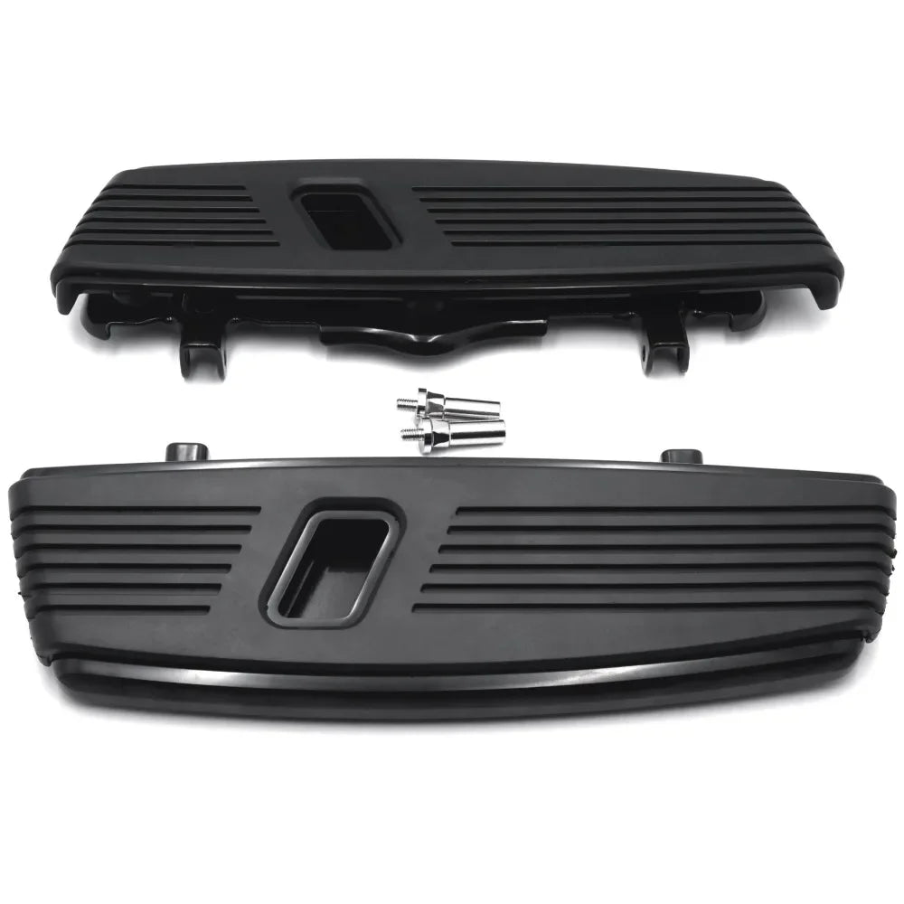 Motorcycle Hana Cut Front Footrests Footboard For Harley Davidson 2012-2016 FLD，1986-2023 FL，1986-later Touring，08-later Trik