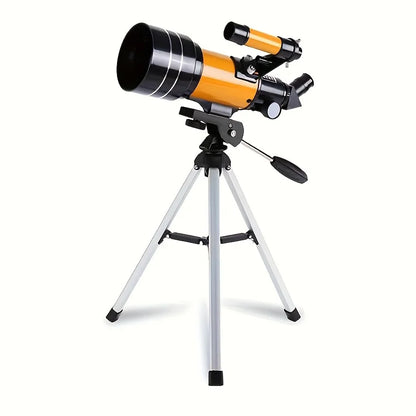 150x zoom HD night vision F30070 high power professional astronomical telescope to observe the moon with low tripod