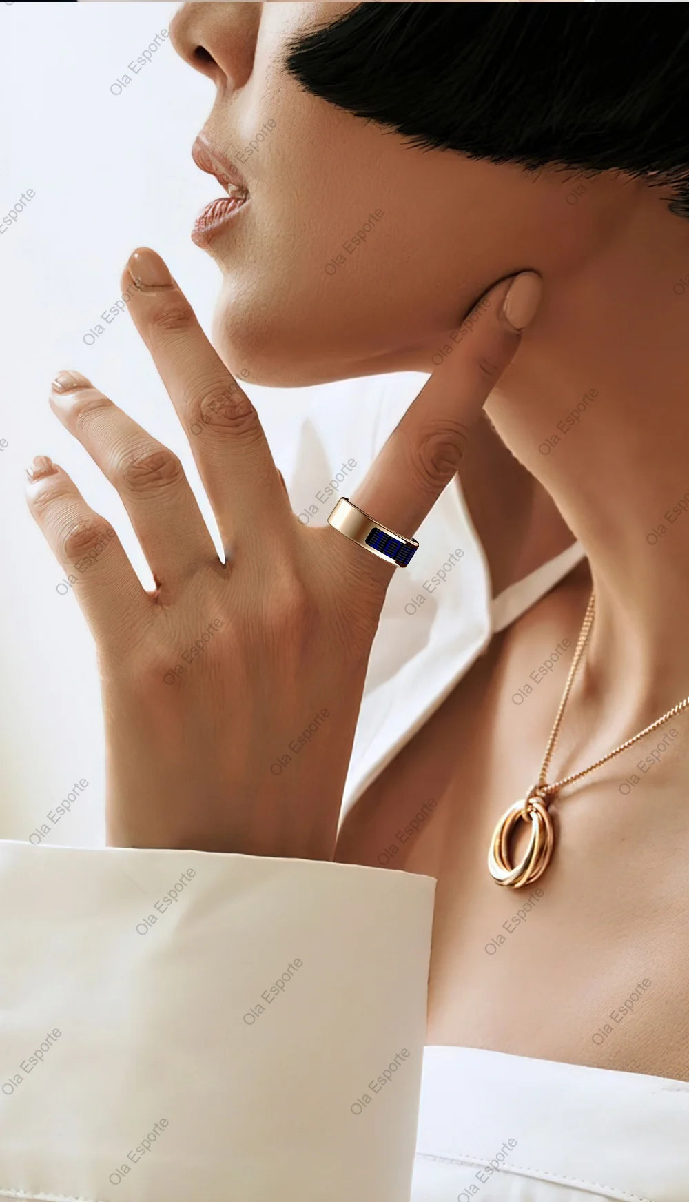 Call ID Reminder Smart Ring Heart Rate Blood Pressure Monitor Men Women Smartring 5ATM Waterproof Health Multi Sports Ring 2026