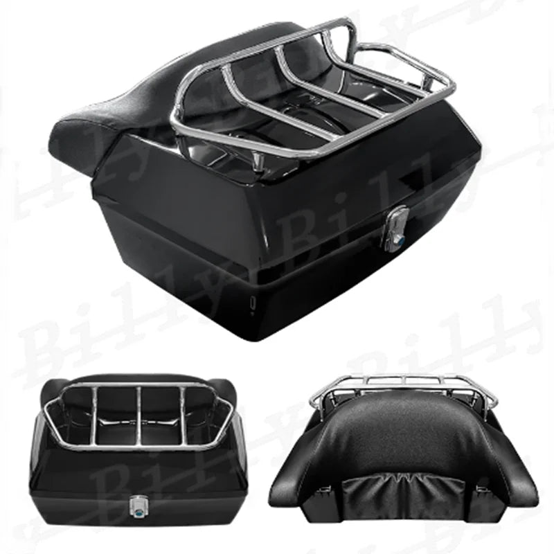 Universal Trunk Tail Box Luggage Backrest For Suzuki Boulevard C50 Volusia 800 C90 M109R C109 Marauder 800 M50 Intruder LC1500